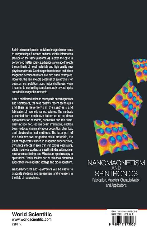 Produktbild: Nanomagnetism and Spintronics
