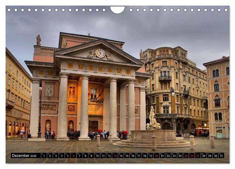 Produktbild: Triest - Habsburger Erbe und italienisches Flair (Wandkalender 2026 DIN A4 quer), CALVENDO Monatskalender