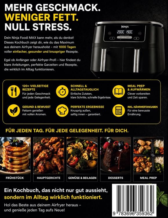 Produktbild: Das ultimative Ninja Foodi MAX Airfryer Kochbuch