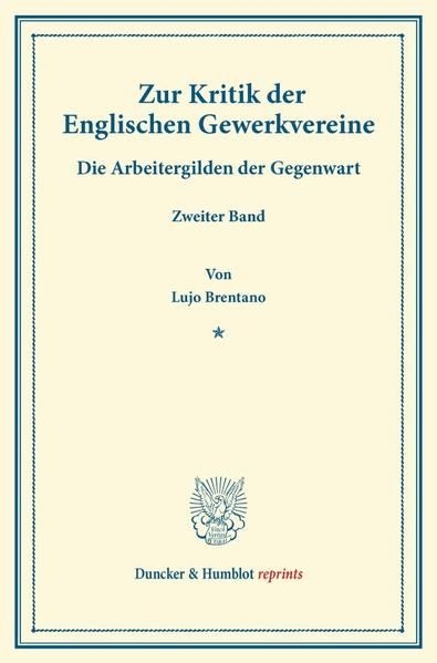 Produktbild: Zur Kritik der Englischen Gewerkvereine.