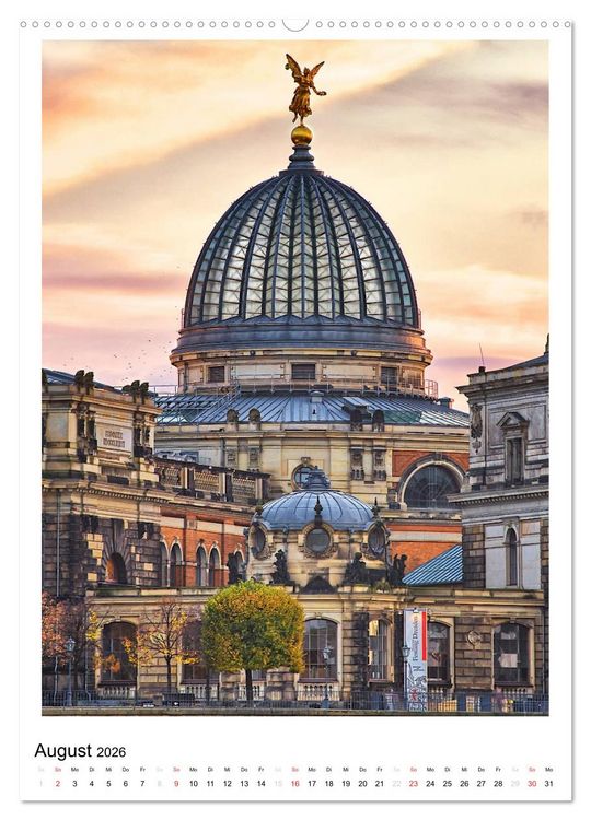 Produktbild: Bilder aus Dresden (Wandkalender 2026 DIN A2 hoch), CALVENDO Monatskalender