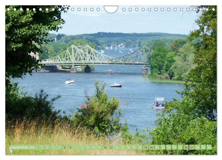 Produktbild: Potsdam - Visite de la magnifique cit&eacute; au sud-ouest de Berlin (Calendrier mural 2026 DIN A4 vertical), CALVENDO calendrier mensuel