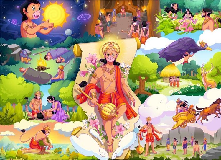 Produktbild: Brain Tree - Hanuman Episode 1 1000 Pieces Jigsaw Puzzle for Adults