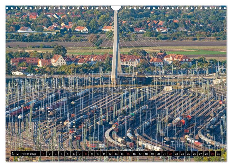 Produktbild: Halle an der Saale von oben (Wandkalender 2026 DIN A3 quer), CALVENDO Monatskalender