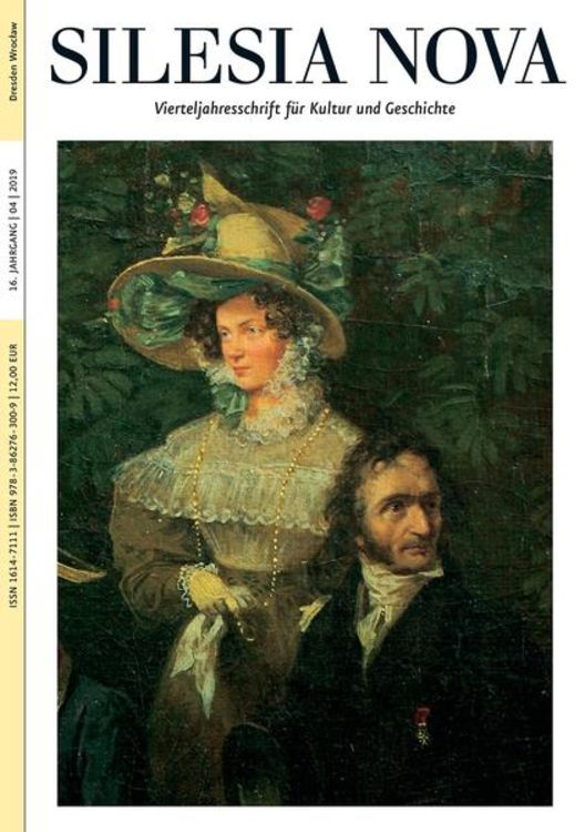 Produktbild: Silesia Nova. Zeitschrift f&uuml;r Kultur und Geschichte / Silesia Nova