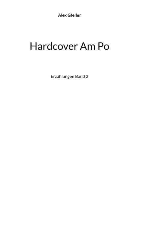 Produktbild: Hardcover Am Po