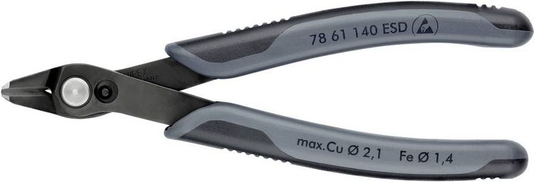 Produktbild: Knipex Super-Knips 78 61 140 ESD Elektronik- u. Feinmechanik Printzange 140mm