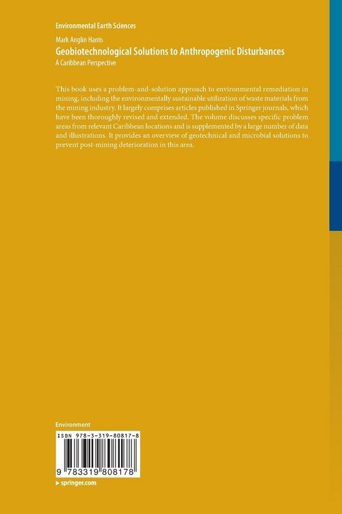 Produktbild: Geobiotechnological Solutions to Anthropogenic Disturbances