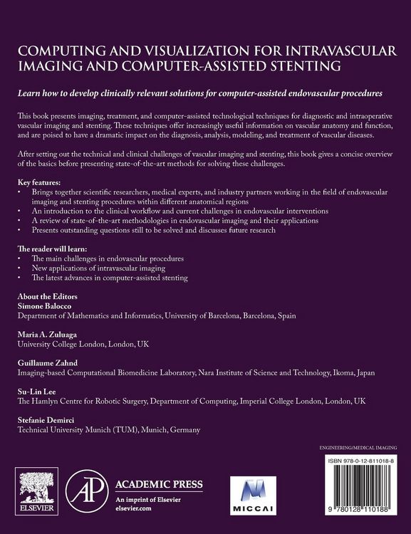 Produktbild: Computing and Visualization for Intravascular Imaging and Computer-Assisted Stenting