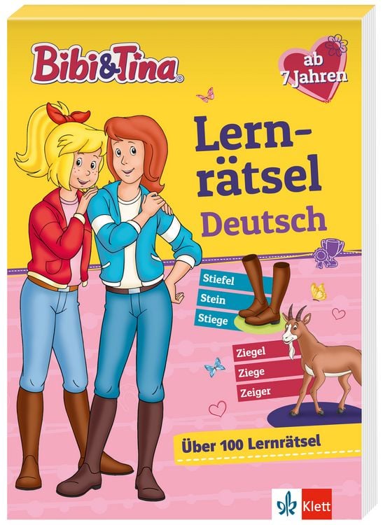 Produktbild: Bibi & Tina: Mein Lernr&auml;tsel-Block Deutsch f&uuml;r die 2. Klasse