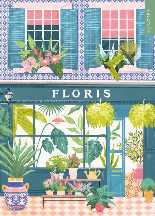 Produktbild: MyNOTES Papeterie: Ringbuch Simply, Katy &ndash; Florist Shop