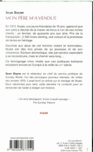 Produktbild: Mon p&egrave;re m'a vendue