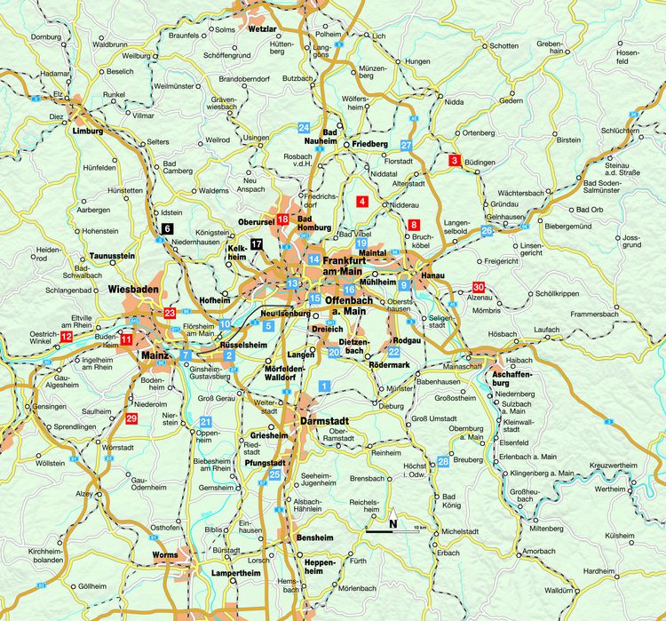 Produktbild: Radtouren am Wasser Rhein-Main