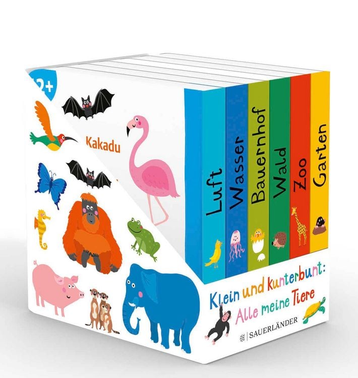 Produktbild: Klein und kunterbunt: Alle meine Tiere (W&uuml;rfel)