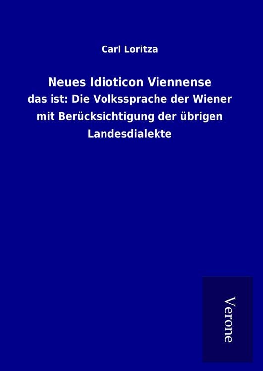 Produktbild: Neues Idioticon Viennense