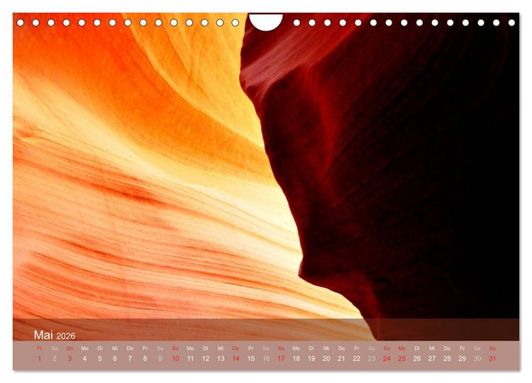 Produktbild: Der Antelope Canyon (Wandkalender 2026 DIN A4 quer), CALVENDO Monatskalender