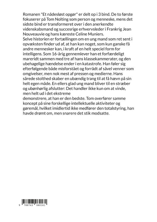 Produktbild: Et n&aring;desl&oslash;st opg&oslash;r Bind 1