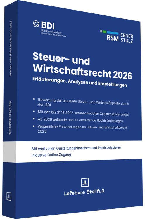 Produktbild: Steuer- und Wirtschaftsrecht 2026