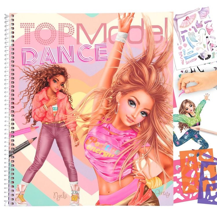 Produktbild: DEPESCHE TOPModel Malbuch DANCE