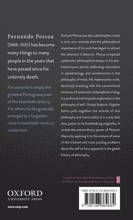 Produktbild: Virtual Subjects, Fugitive Selves C