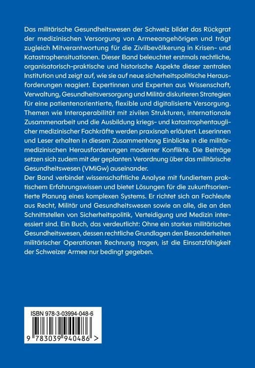 Produktbild: Milit&auml;risches Gesundheitswesen