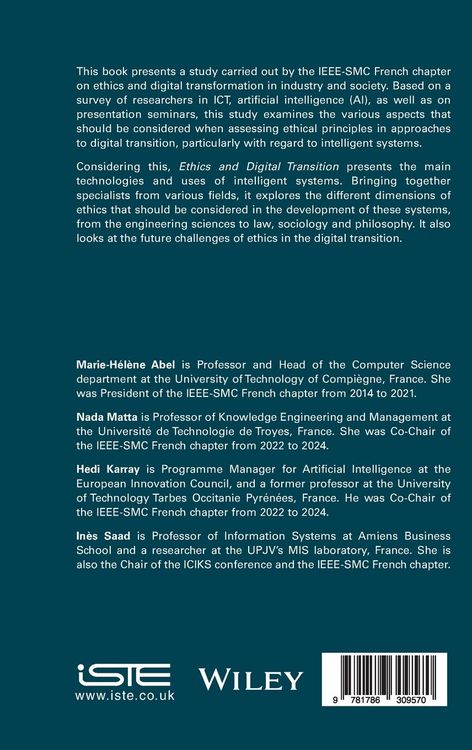 Produktbild: Ethics and Digital Transition