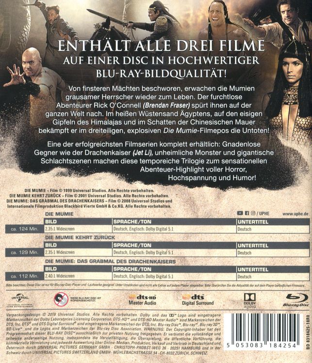 Produktbild: Die Mumie 1-3 (3 on 1)