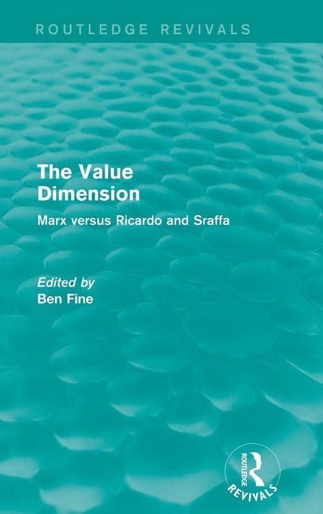 Produktbild: The Value Dimension (Routledge Revivals)