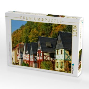 Produktbild: CALVENDO Puzzle Ein Motiv aus dem Kalender Bad Schandau - Im Herzen der S&auml;chsischen Schweiz | 1000 Teile Lege-Gr&ouml;&szlig;e 64x48cm Foto-Puzzle f&uuml;r gl&uuml;ckliche