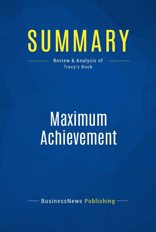 Produktbild: Summary: Maximum Achievement