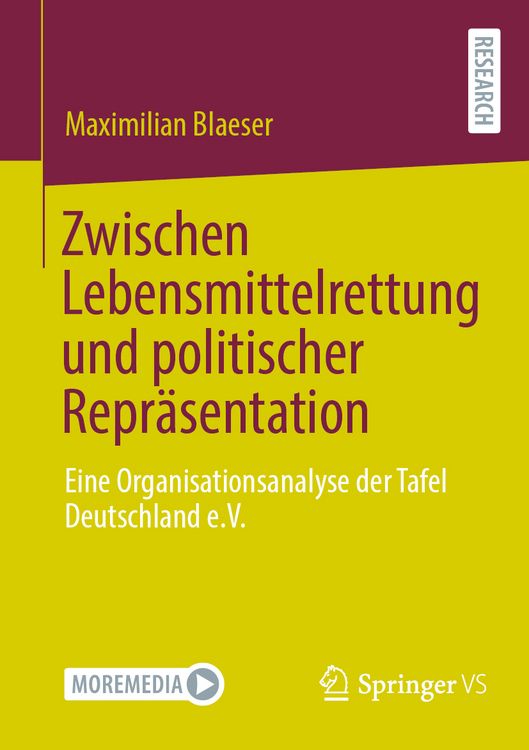 Produktbild: Zwischen Lebensmittelrettung und politischer Repr&auml;sentation
