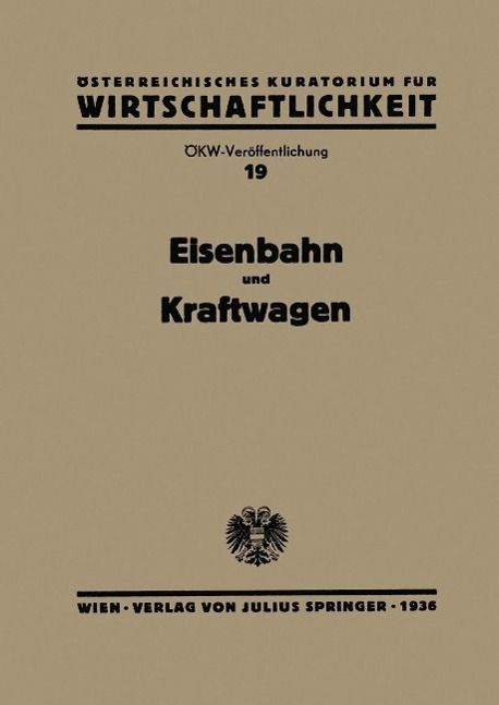 Produktbild: Eisenbahn und Kraftwagen
