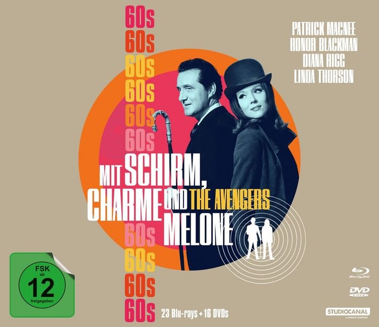 Produktbild: Mit Schirm, Charme und Melone - Die 60s (23 Blu-rays+18 DVDs)