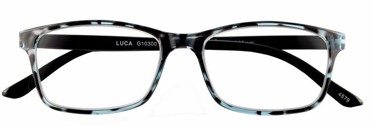 Produktbild: Lesebrille LUCA, blau havanna, +3.00 dpt