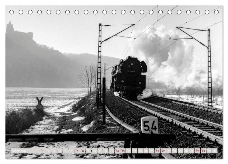 Produktbild: Feuer, Wasser und Dampf (Tischkalender 2026 DIN A5 quer), CALVENDO Monatskalender