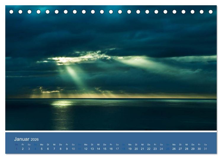 Produktbild: Mehr Meer (Tischkalender 2026 DIN A5 quer), CALVENDO Monatskalender