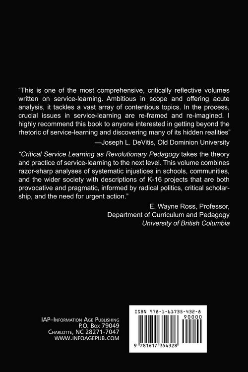 Produktbild: Critical-Service Learning as a Revolutionary Pedagogy