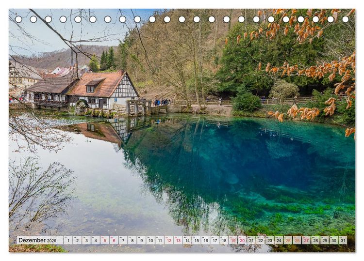 Produktbild: Blaubeuren Impressionen (Tischkalender 2026 DIN A5 quer), CALVENDO Monatskalender