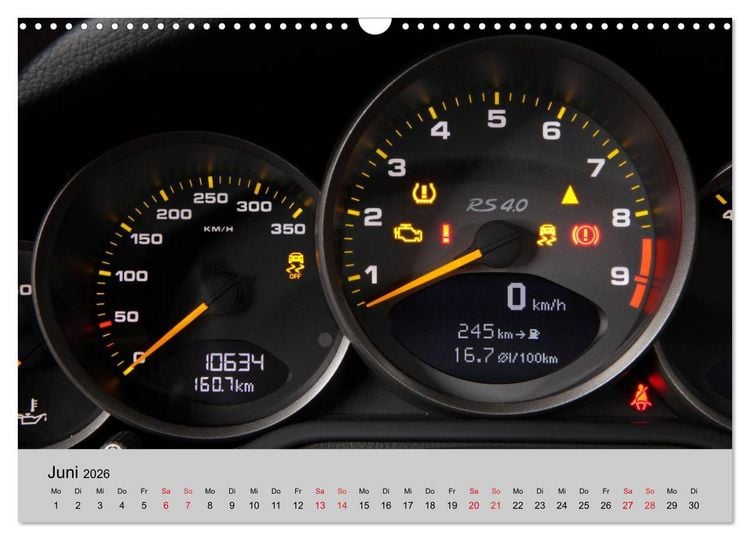 Produktbild: Porsche GT3RS 4,0 (Wandkalender 2026 DIN A3 quer), CALVENDO Monatskalender
