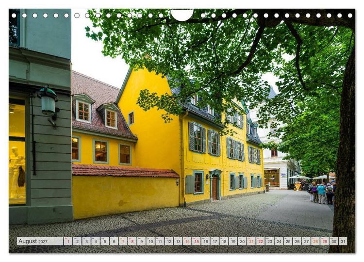 Produktbild: Weimar Impressionen (Wandkalender 2027 DIN A4 quer), CALVENDO Monatskalender
