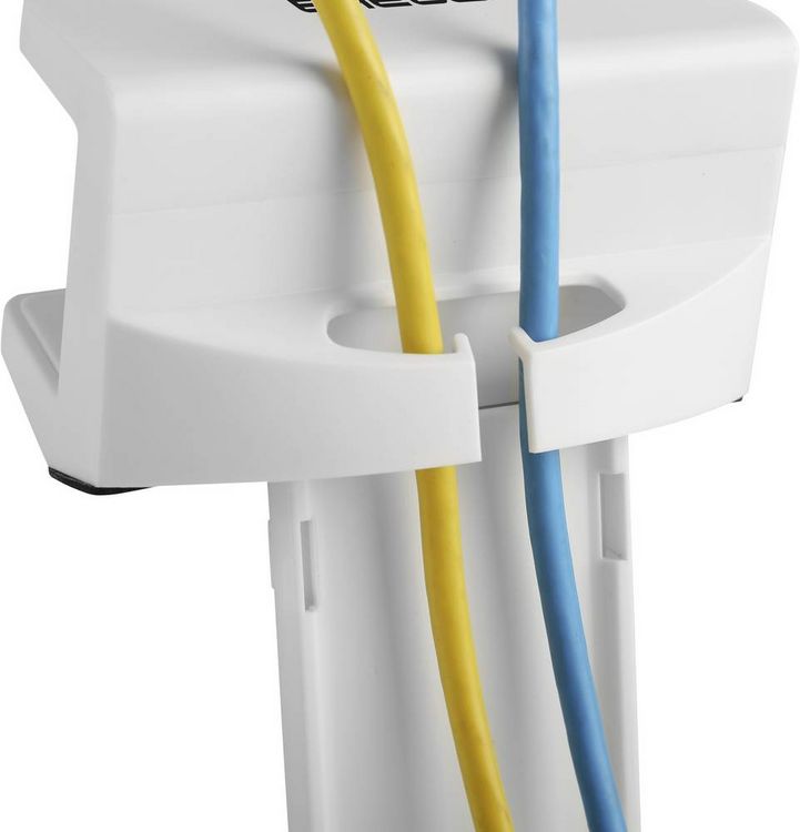 Produktbild: SpeaKa Professional Universal Klemmhalterung f&uuml;r Steckdosenleiste SP-PSH-001 SP-13403152 Wei&szlig; 1 St.