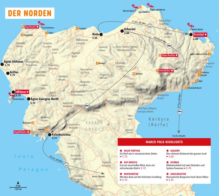 Produktbild: MARCO POLO Reisef&uuml;hrer Korfu