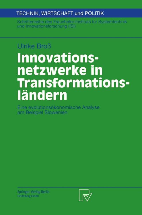 Produktbild: Innovationsnetzwerke in Transformationsl&auml;ndern