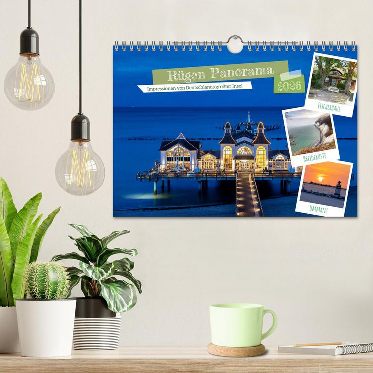 Produktbild: R&uuml;gen Panorama (Wandkalender 2026 DIN A4 quer), CALVENDO Monatskalender