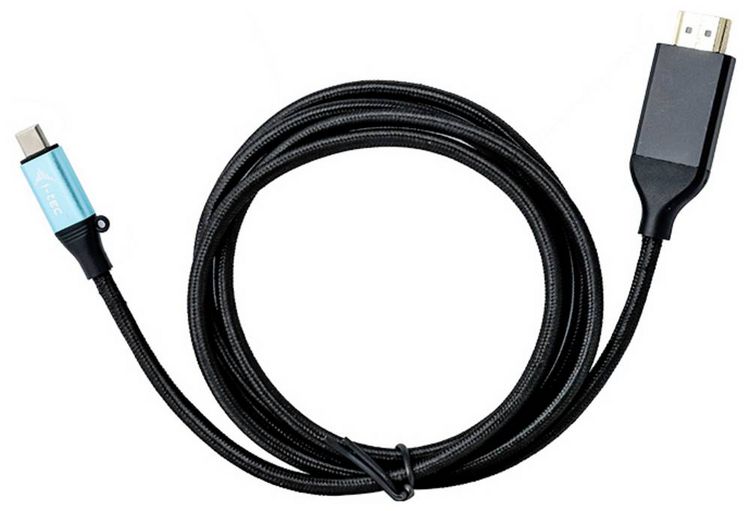 Produktbild: i-tec Anschlusskabel USB-C&reg; Stecker, HDMI-A Stecker 1.5 m Schwarz C31CBLHDMI60HZ USB-C&reg;-Displaykabel