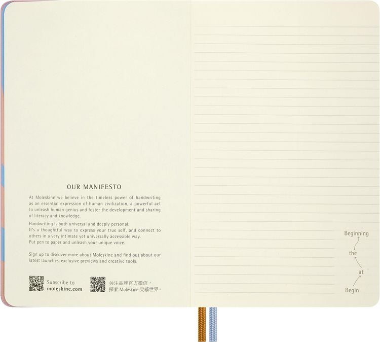 Produktbild: Moleskine Alice im Wunderland Notizbuch limitierte Ausgabe, L/A5, liniert, fester Einband