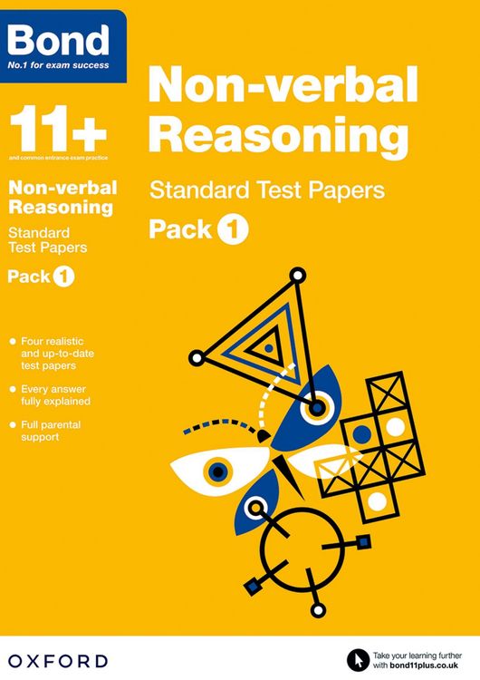 Produktbild: Bond 11+: Non-verbal Reasoning: Standard Test Papers: Ready for the 2026 exam (for GL Assessment & other 11 plus exams)