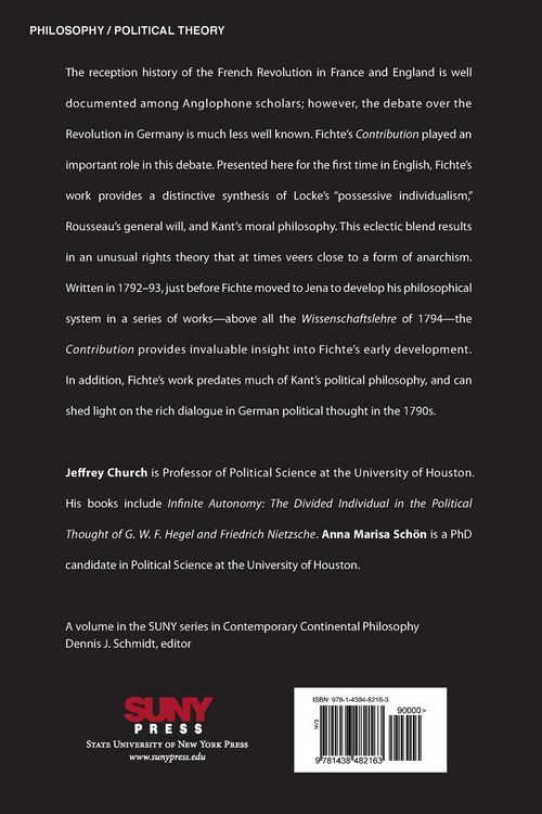 Produktbild: Contribution to the Correction of the Public's Judgments on the French Revolution