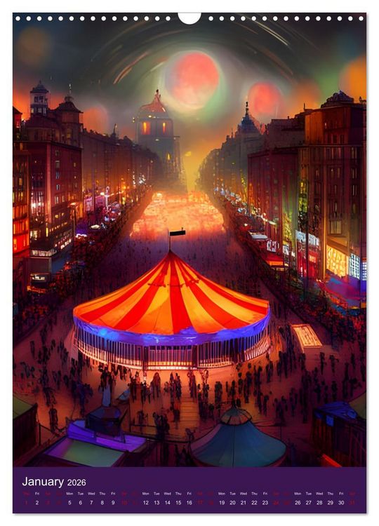Produktbild: Fantasy Dreams (Wall Calendar 2026 DIN A3 portrait), CALVENDO 12 Month Wall Calendar