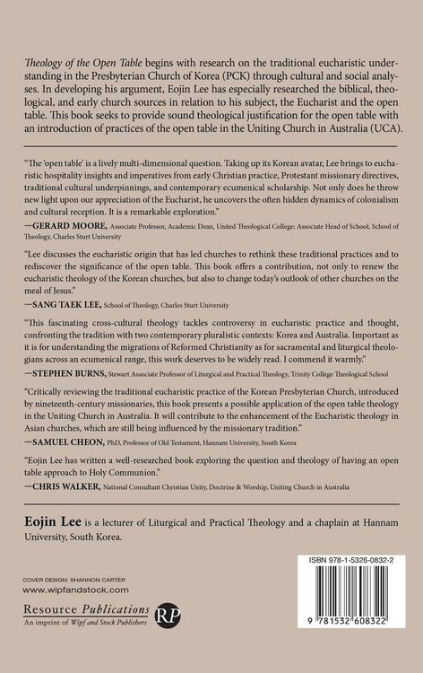 Produktbild: Theology of the Open Table